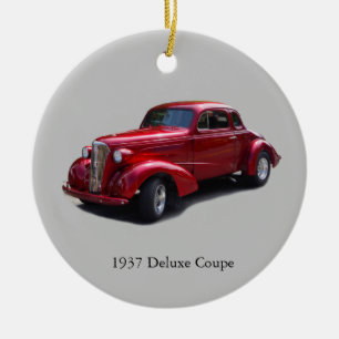 1937 Deluxe Coupe-ornament Julgransprydnad Keramik