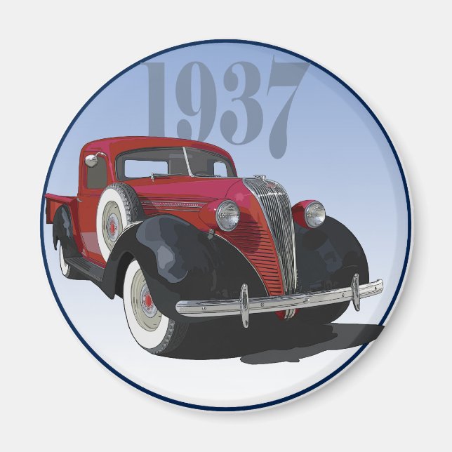 1937 Hudson Terraplan Magnet (Framsidan)