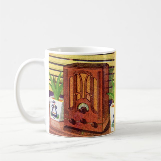 1937 katedralradio kaffemugg (Vänster)