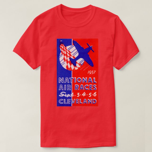 1937 Luft Tävling T Shirt (Design framsida)