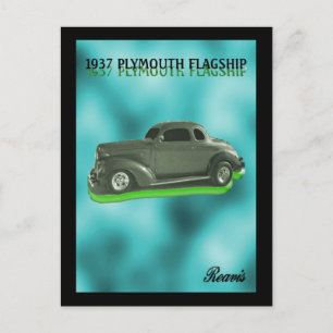 1937 PLYMOUTH FLAGSHIP VYKORT
