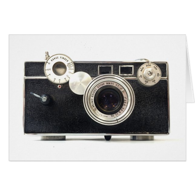 1938 Argus Camera Hälsningskort (Framsidan Horizontal)