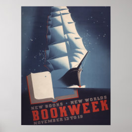 1938 Barns Bok-vecka Poster