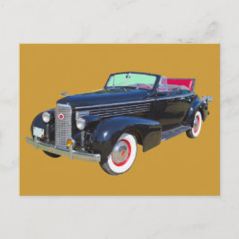 1938 Cadillac Lasalle lyxbil Vykort