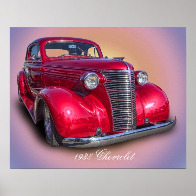 1938 CHEVROLET POSTER (Framsidan)
