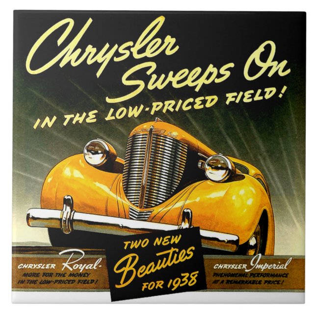 1938 Chrysler Sweeps on Kakelplatta (Framsidan)