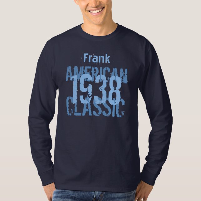 1938 eller NÅGON födelsedag för 75:e för T Shirt (Framsida)