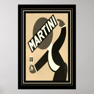 1938 Martini Annons Poster