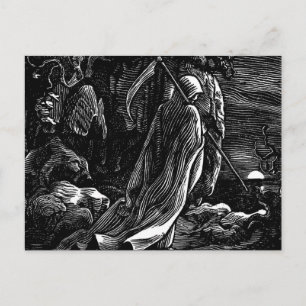 1939 års circa Santa Muerte (Mexikanska grimregiss Vykort