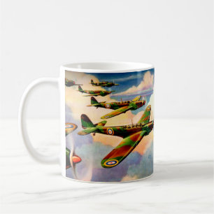 1939 British Fairey Junior Medium Bomber Kaffemugg