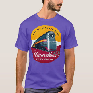 1939 Hiawatha Passenger Train Fleet T Shirt
