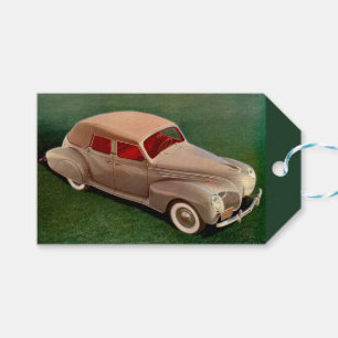 1939 Lincoln Zephyr Presentetikett