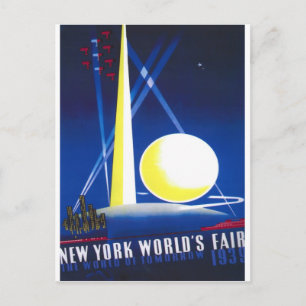 1939 New York World Fair Vykort
