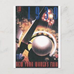 1939 New York World Fair Vykort