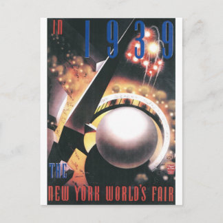 1939 New York World Fair Vykort