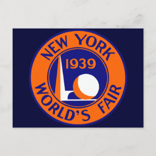 1939 New York World's Fair Vykort