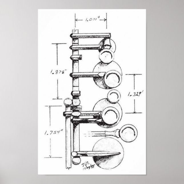 1939 Selmer Paris Balanced Action Saxophone Poster (Framsidan)