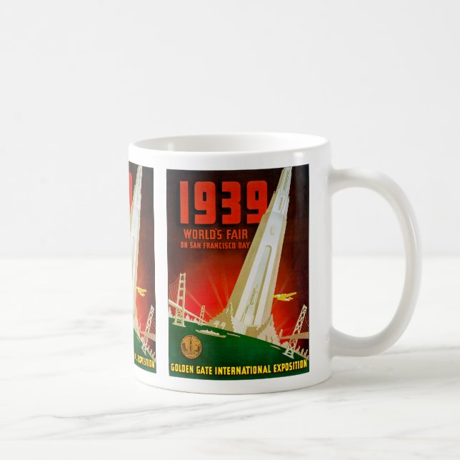 1939 World Fair San Francisco Kaffemugg (Höger)