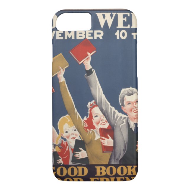1940 Barns telefonväska i Bok-veckan Case-Mate iPhone Skal (Baksida)