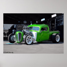 1940 Hot rod Pickup Poster