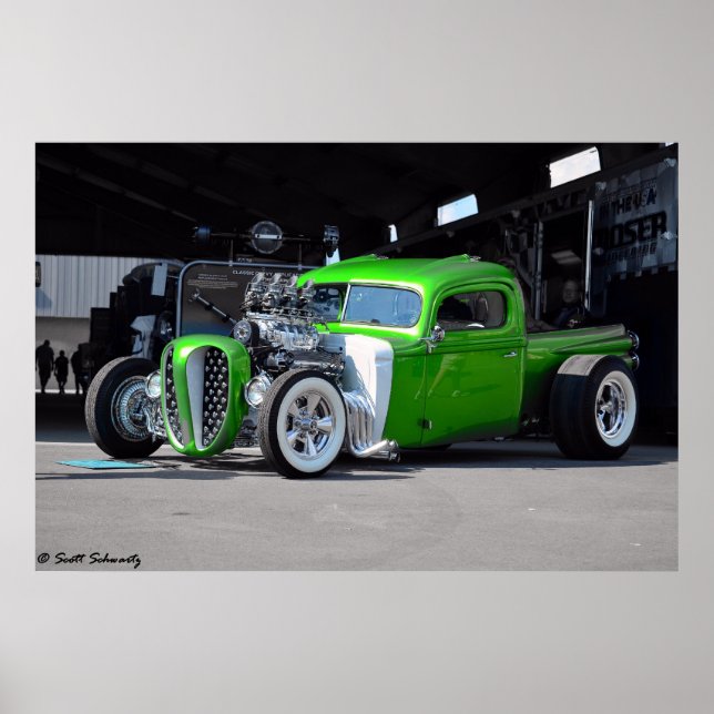 1940 Hot rod Pickup Poster (Framsidan)