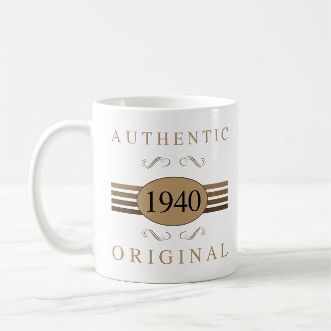 1940 Original 80 Birthday Kaffemugg (Vänster)