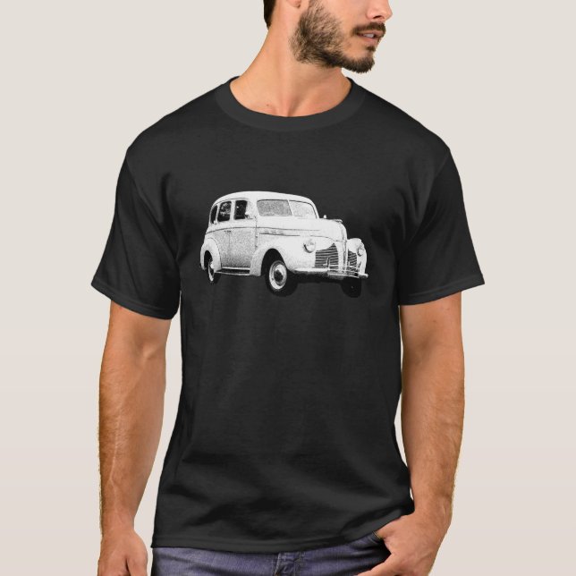 1940 Pontiac Deluxe sex T Shirt (Framsida)