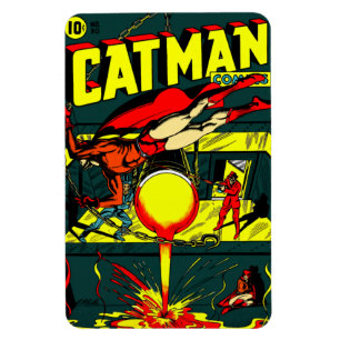 1940:s Cat-Man-Tecknader Flexible Magnet