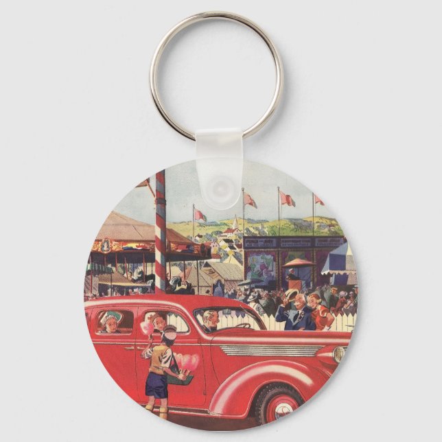 1940:s Desoto Keychain Nyckelring (Framsida)