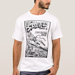 1940:s HASTIGHETSTecknader T-Shirt