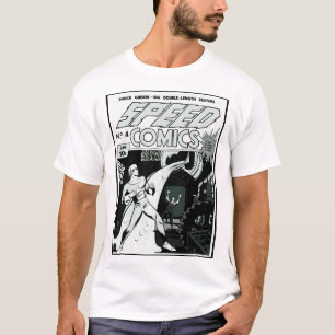 1940:s HASTIGHETSTecknader T-Shirt