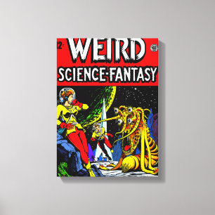 1940:s KONSTIG: Science~Fantasy-Kanvastryck Canvastryck