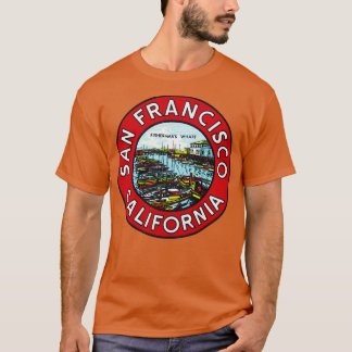1940-talet: Fiskare Wharf San Francisco T Shirt