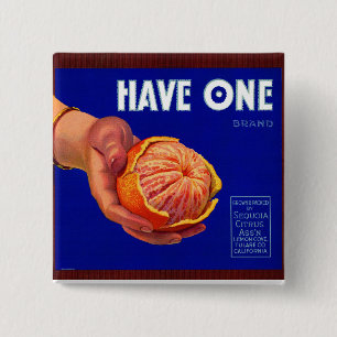 1940-talet har en låda-orange knapp