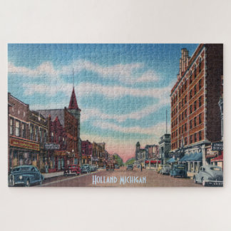 1940-talet - Holland Michigan Large Puzzle Pussel