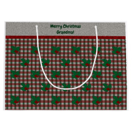 1940-talet Julafton Gingham - Personlig