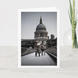 1940-talet på Millennium Bridge London (6331) Kort