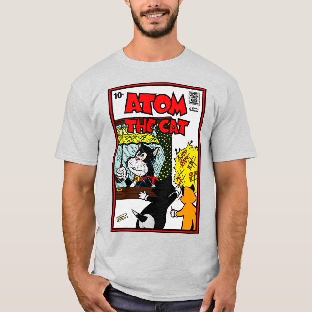 1940-talets 'ATOM THE CAT' T-Shirt (Framsida)