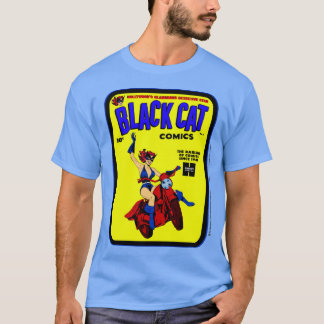 1940-talets Black Cat Comics T-Shirt