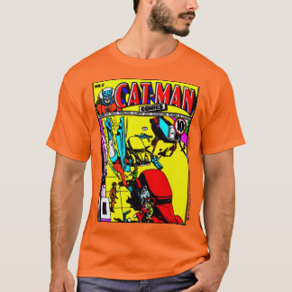 1940-talets CAT-MAN Comics T-Shirt
