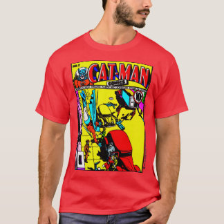 1940-talets CAT-MAN Comics T-Shirt