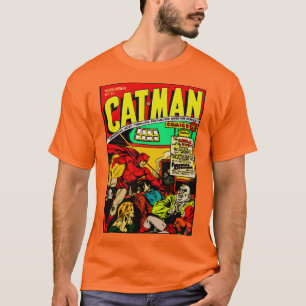 1940-talets CAT-MAN serietidningar T-Shirt