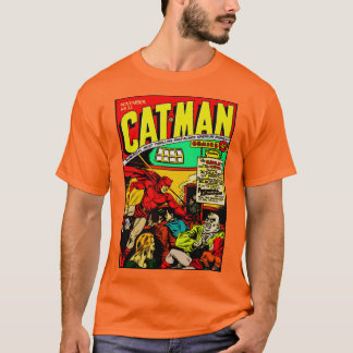 1940-talets CAT-MAN serietidningar T-Shirt