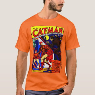 1940-talets Cat-Man-serietröja T Shirt