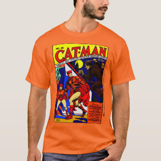 1940-talets Cat-Man-serietröja T Shirt