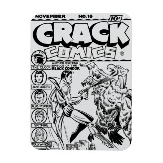 1940-talets CRACK-Tecknader - flexibel magnet