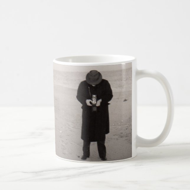 1940-talets fotograf på stranden kaffemugg (Höger)