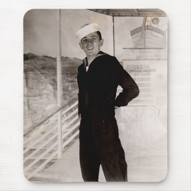 1940-talets gulsot sjöman musmatta (Framsidan)