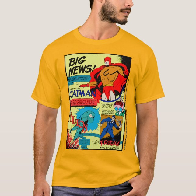 1940-talets Holyoke Comics Annons T-Shirt (Framsida)