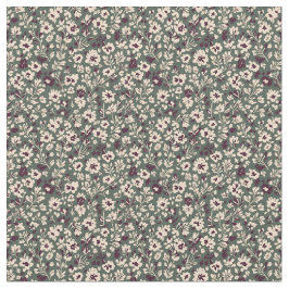 1940-talets krigsblomma vintage mönster tyg